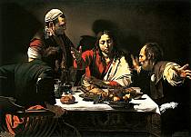 Cena di Emmaus - Opera del Caravaggio